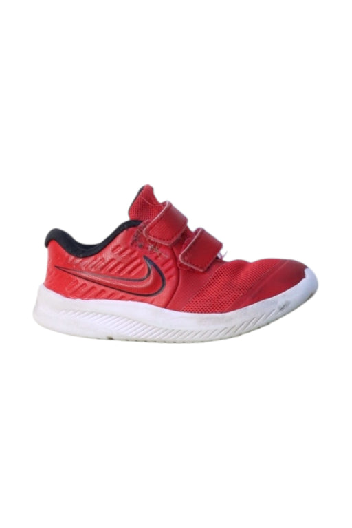 A Red Sneakers from Nike in size 4T for neutral. (Front View)