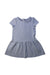 A Grey Short Sleeve Dresses from Jacadi in size 2T for girl. (Front View)