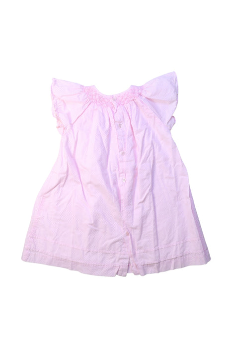 A Pink Short Sleeve Dresses from Jacadi in size 6-12M for girl. (Back View)