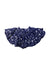 A Navy Short Skirts from Velveteen in size 5T for girl. (Front View)