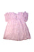A Pink Short Sleeve Dresses from Velveteen in size 6T for girl. (Back View)