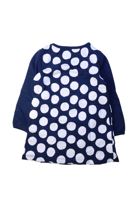 A Navy Long Sleeve Dresses from Graniph in size 4T for girl. (Back View)