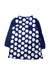A Navy Long Sleeve Dresses from Graniph in size 4T for girl. (Back View)