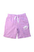 A Purple Shorts from Roots in size 6T for girl. (Front View)