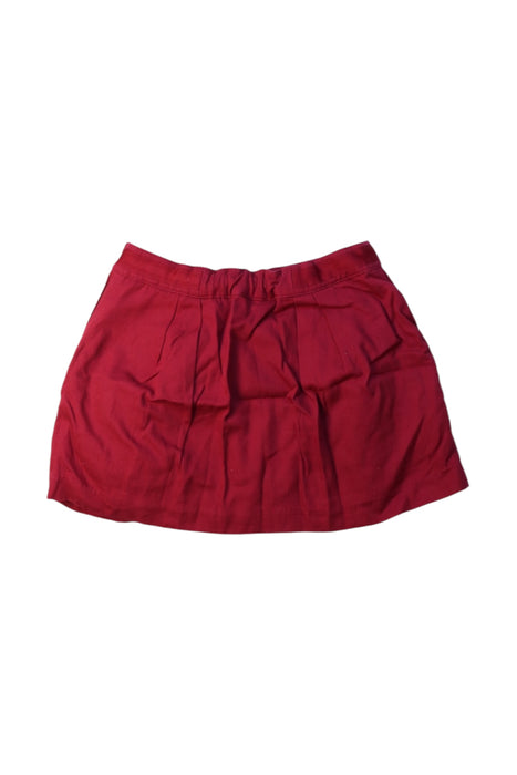 A Red Short Skirts from Jacadi in size 6T for girl. (Back View)