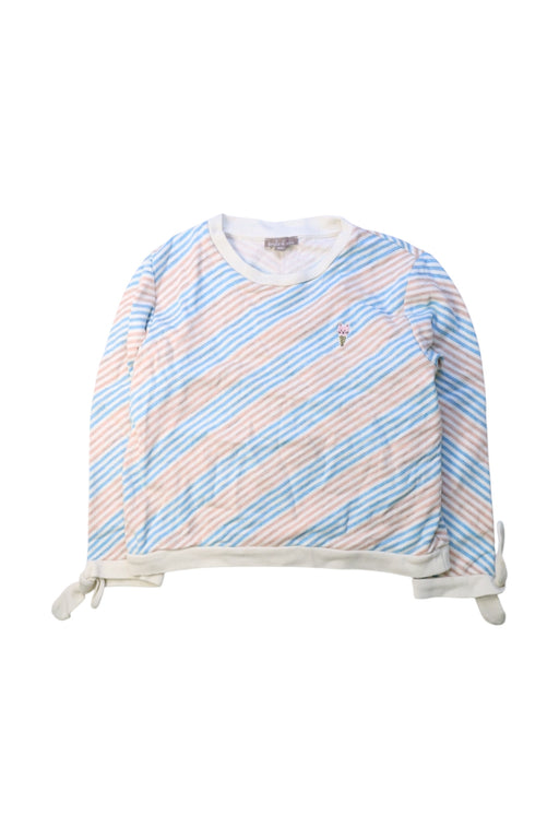 A Multicolour Long Sleeve Tops from Emile et Ida in size 6T for girl. (Front View)