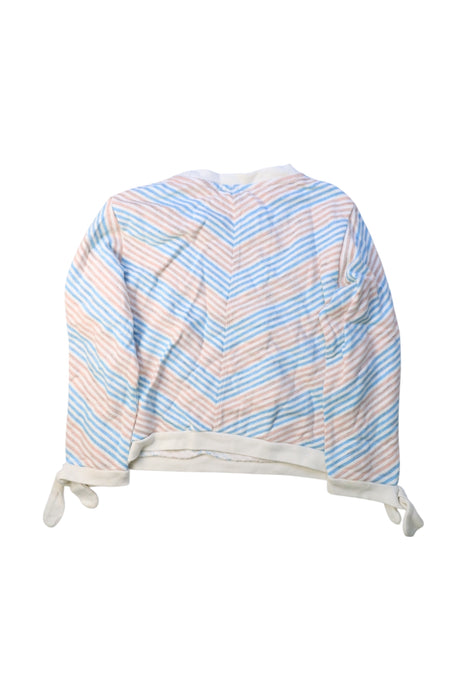 A Multicolour Long Sleeve Tops from Emile et Ida in size 6T for girl. (Back View)