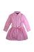 A Pink Long Sleeve Dresses from Polo Ralph Lauren in size 3T for girl. (Front View)