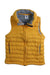 A Yellow Puffer/Quilted Jackets from Petit Bateau in size 4T for boy. (Front View)
