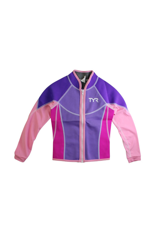 A Multicolour Rash Guards from TYR in size 6T for girl. (Front View)