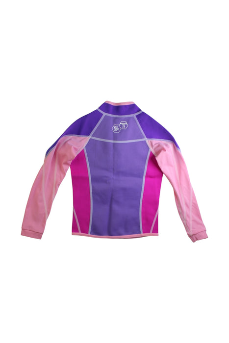 A Multicolour Rash Guards from TYR in size 6T for girl. (Back View)