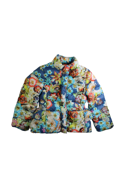 A Multicolour Puffer/Quilted Coats & Outerwear from Roberto Cavalli in size 4T for girl. (Front View)