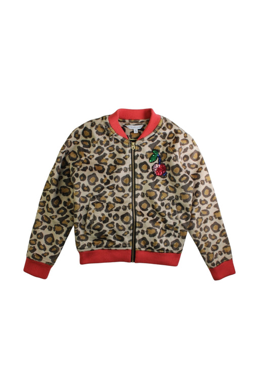 A Multicolour Zippered Sweatshirts from Little Marc Jacobs in size 6T for girl. (Front View)