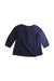 A Navy Long Sleeve Dresses from Jacadi in size 4T for girl. (Front View)