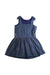 A Blue Sleeveless Dresses from Paul Smith in size 5T for girl. (Back View)