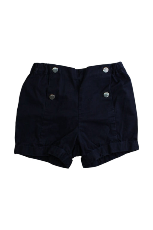 A Navy Shorts from Jacadi in size 3T for girl. (Front View)