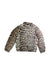 A Beige Puffer/Quilted Jackets from Roberto Cavalli in size 6T for girl. (Front View)