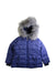 A Blue Puffer/Quilted Coats & Outerwear from Chateau de Sable in size 3T for girl. (Front View)
