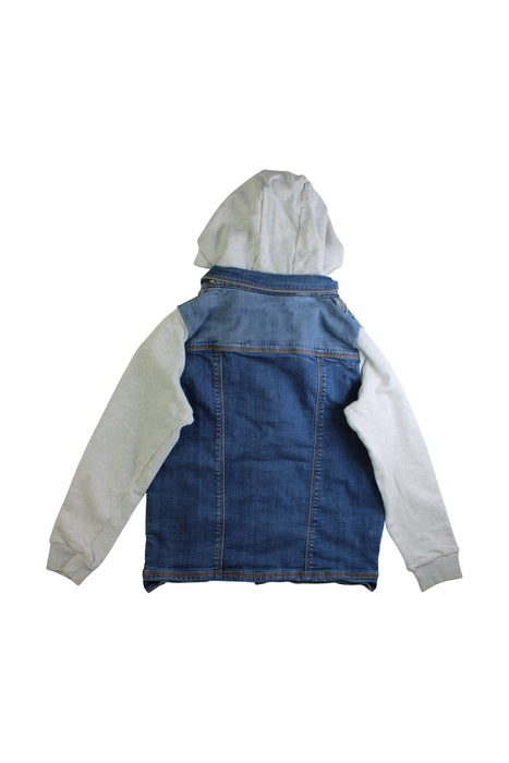 A Blue Lightweight Jackets from Mini Rodini in size 10Y for neutral. (Back View)