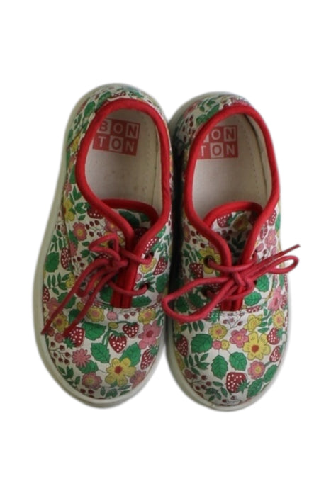 A Multicolour Sneakers from Bonton in size 4T for girl. (Back View)