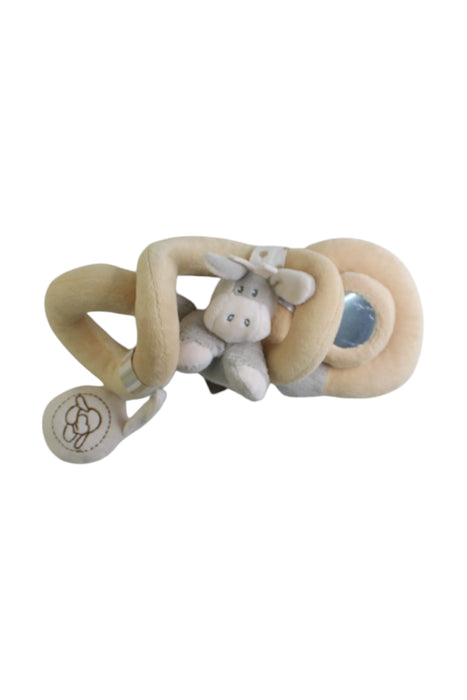 A Beige Soft Toys from Nattou in size Newborn for neutral. (Front View)