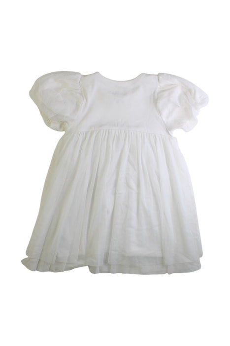 A White Short Sleeve Dresses from Gelato Pique in size 18-24M for girl. (Back View)