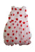 A Red Sleeveless Dresses from Charabia in size 4T for girl. (Front View)
