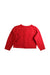 A Red Cardigans from Ettoi in size 3T for girl. (Back View)