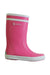 A Pink Rain Boots from Aigle in size 3T for girl. (Front View)