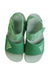 A Green Sandals from Adidas in size 7Y for girl. (Back View)