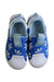 A Blue Slip Ons from Adidas in size 4T for boy. (Back View)