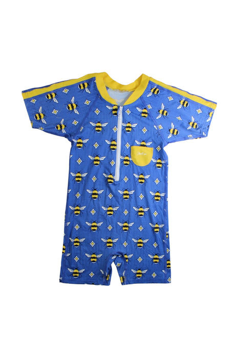 A Blue Swimsuits from Chipote pas in size 5T for boy. (Front View)