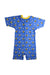 A Blue Swimsuits from Chipote pas in size 5T for boy. (Back View)
