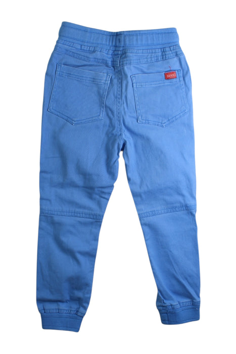 A Blue Casual Pants from Seed in size 5T for boy. (Back View)