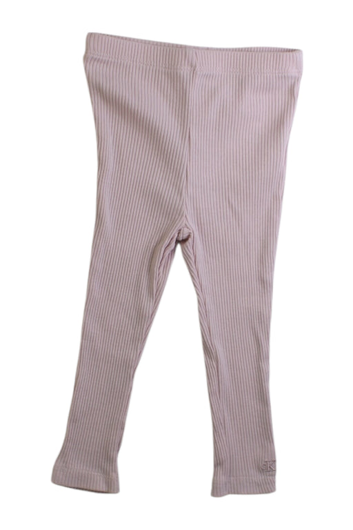 A Taupe Leggings from Calvin Klein in size 12-18M for girl. (Front View)