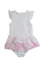A Pink Sleeveless Bodysuits from Nicholas & Bears in size 3-6M for girl. (Back View)