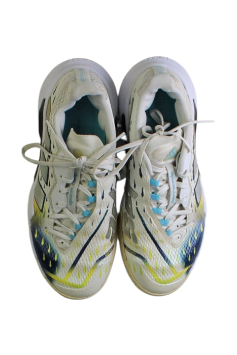 A Multicolour Sneakers from Adidas in size 13Y for boy. (Back View)