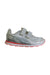 A Silver Sneakers from Puma in size 7Y for girl. (Front View)
