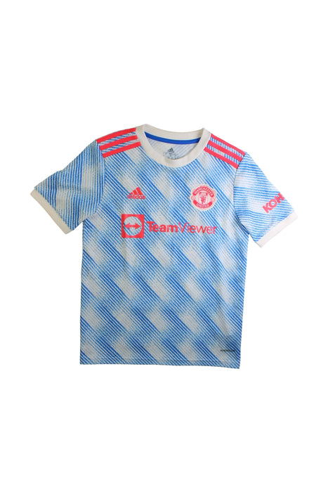 A Blue Active Tops from Adidas in size 12Y for boy. (Front View)