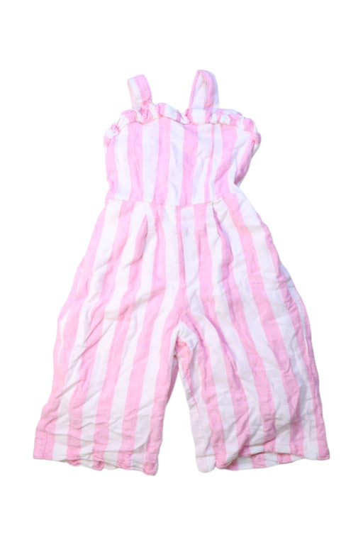 A Pink Sleeveless Rompers from Seed in size 2T for girl. (Front View)