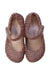 A Pink Flats from Mini Melissa Campana in size 4T for girl. (Back View)