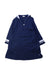 A Navy Long Sleeve Dresses from Petit Bateau in size 2T for girl. (Front View)