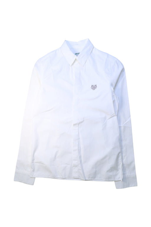 A White Long Sleeve Shirts from Kenzo in size 14Y for boy. (Front View)