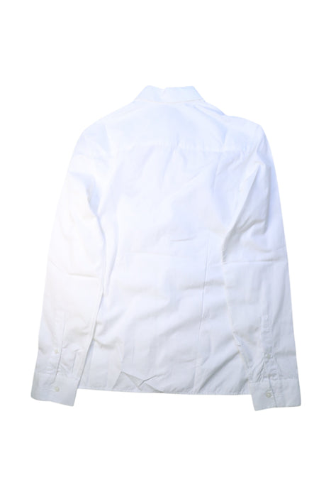 A White Long Sleeve Shirts from Kenzo in size 14Y for boy. (Back View)