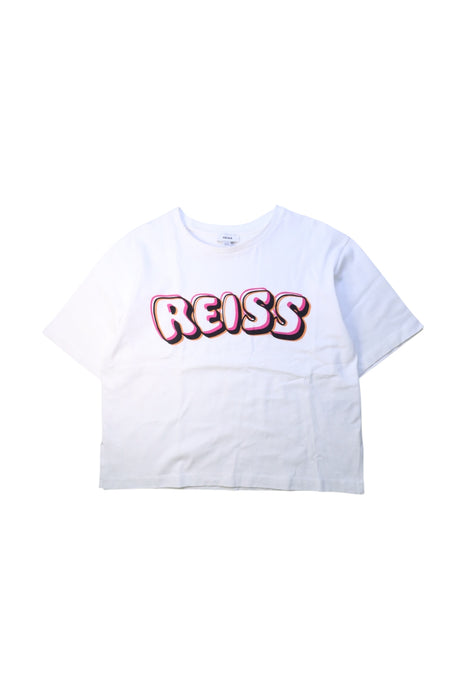 A White Short Sleeve T Shirts from REISS in size 13Y for girl. (Front View)