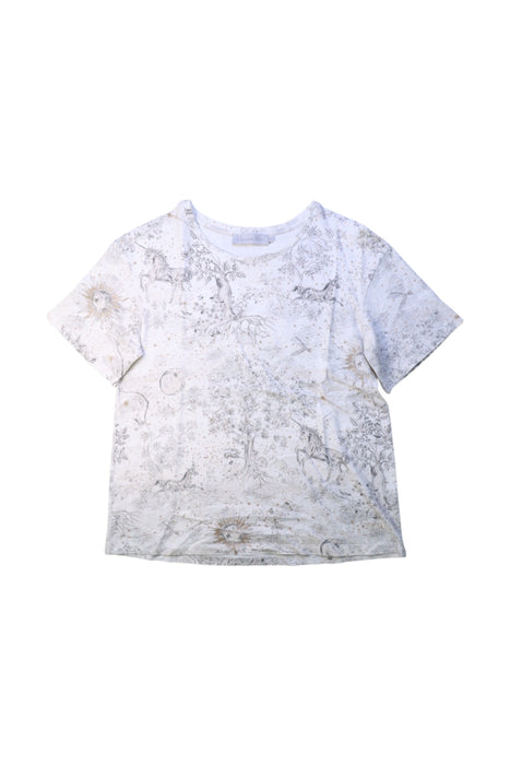 A White Short Sleeve T Shirts from Dior in size 12Y for girl. (Front View)