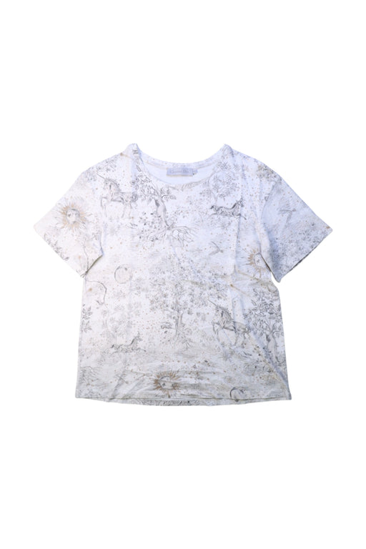 A White Short Sleeve T Shirts from Dior in size 12Y for girl. (Front View)