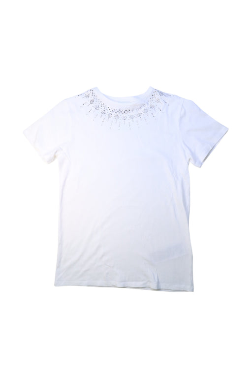 A White Short Sleeve Tops from Gucci in size 12Y for girl. (Front View)