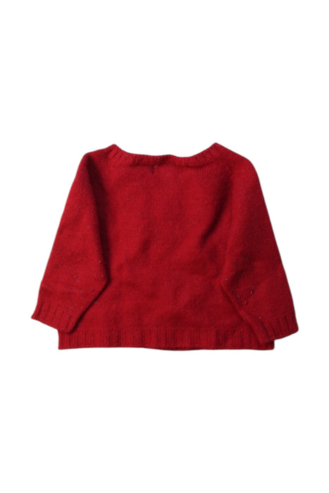 A Red Knit Sweaters from Fina Ejerique in size 6-12M for boy. (Back View)