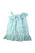 A Green Sleeveless Dresses from Monsoon in size 5T for girl. (Back View)